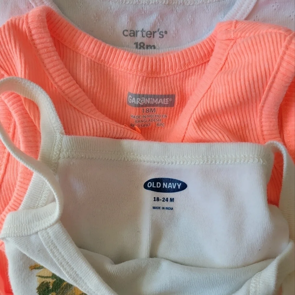 Six Baby Bodysuits